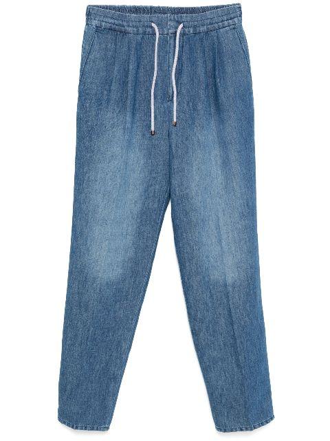 pleat-detailing jeans by BRUNELLO CUCINELLI
