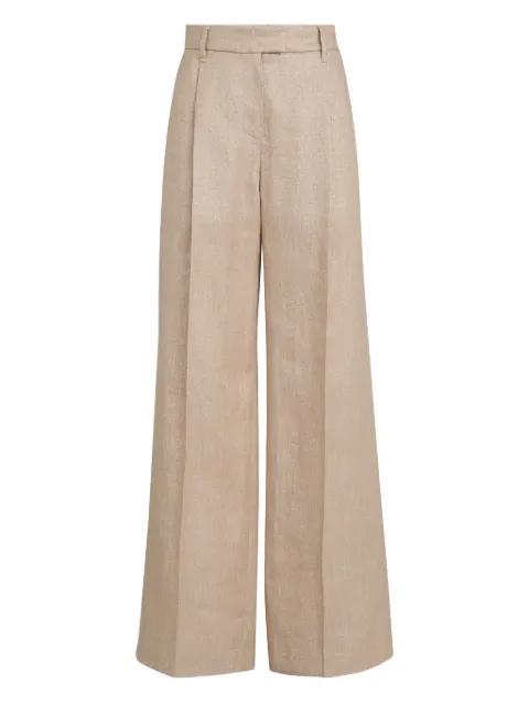 pleated Monili-detail trousers by BRUNELLO CUCINELLI