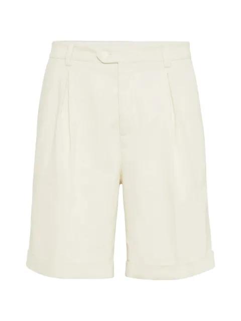 pleated corduroy shorts by BRUNELLO CUCINELLI