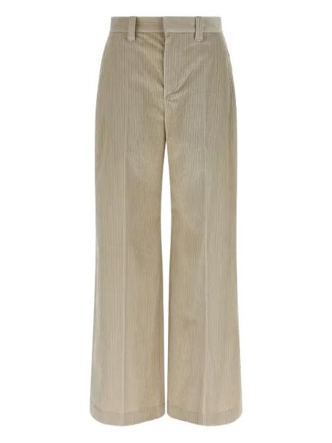 pleated corduroy trousers by BRUNELLO CUCINELLI