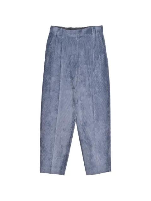 pleated corduroy trousers by BRUNELLO CUCINELLI