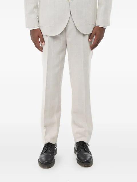 pleated cotton trousers by BRUNELLO CUCINELLI