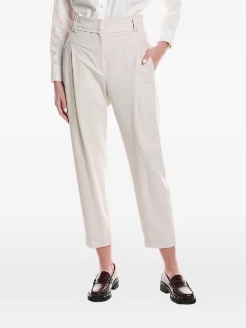 pleated cropped trousers by BRUNELLO CUCINELLI