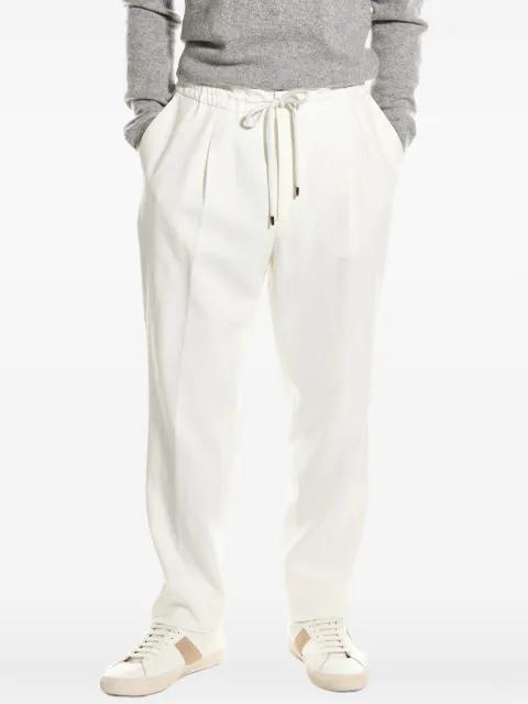 pleated drawstring trousers by BRUNELLO CUCINELLI