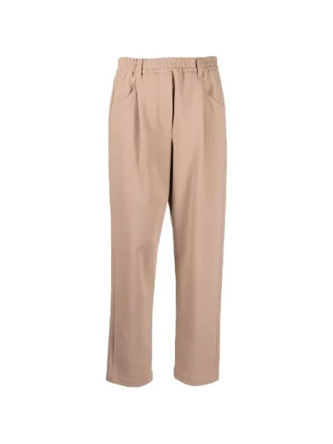pleated elasticated-waist trousers by BRUNELLO CUCINELLI