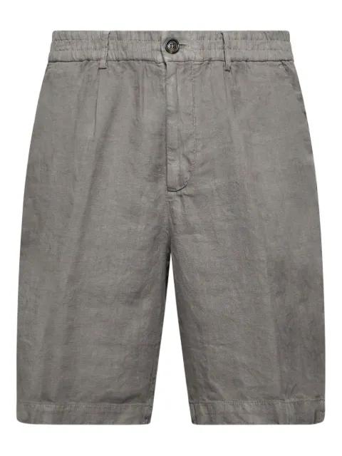 pleated linen shorts by BRUNELLO CUCINELLI