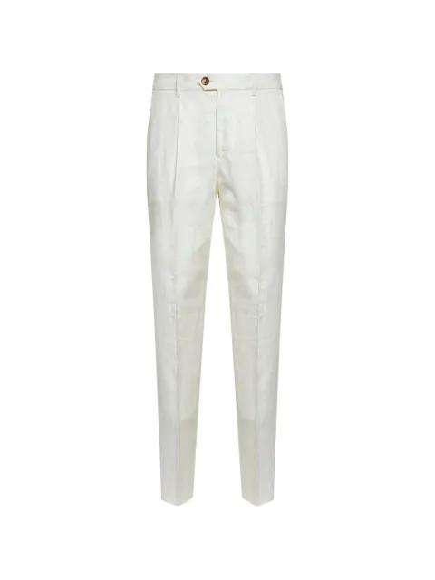 pleated tapered-leg trousers by BRUNELLO CUCINELLI