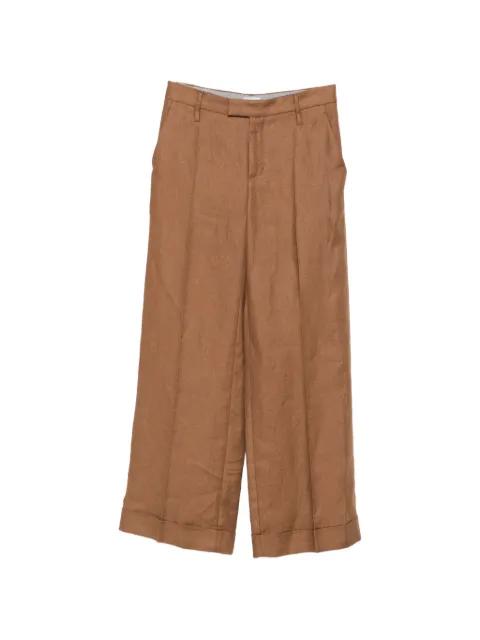 pleated turn-up trousers by BRUNELLO CUCINELLI