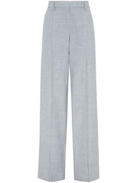 pleated wide-leg trousers by BRUNELLO CUCINELLI