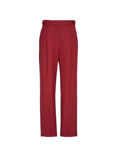 pleated wool-twill trousers by BRUNELLO CUCINELLI