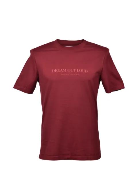 printed crew-neck T-shirt by BRUNELLO CUCINELLI