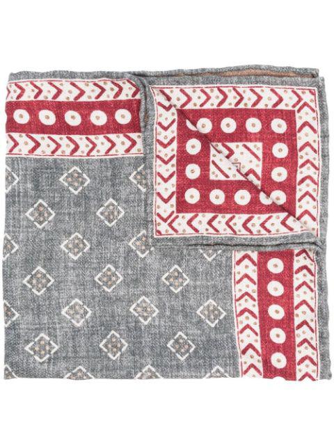printed pocket neckerchief by BRUNELLO CUCINELLI