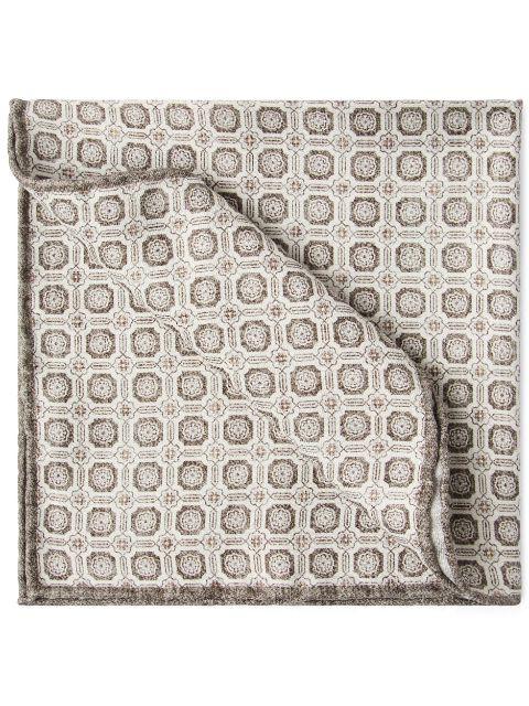 printed silk pocket square by BRUNELLO CUCINELLI