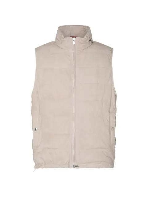 quilted leather gilet by BRUNELLO CUCINELLI