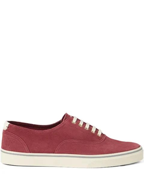 reversed calfskin sneakers by BRUNELLO CUCINELLI