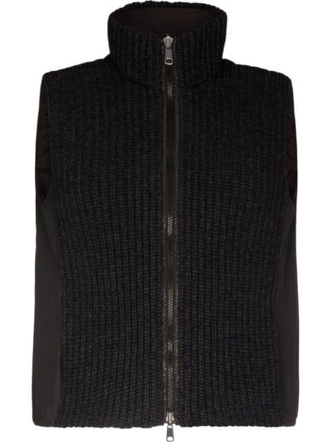 reversible padded zip-up gilet by BRUNELLO CUCINELLI