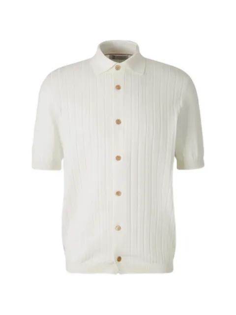 ribbed button shirt by BRUNELLO CUCINELLI