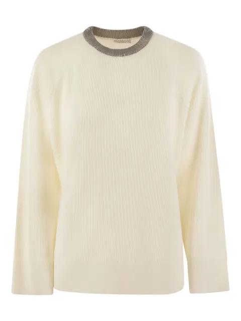ribbed cashmere sweater by BRUNELLO CUCINELLI