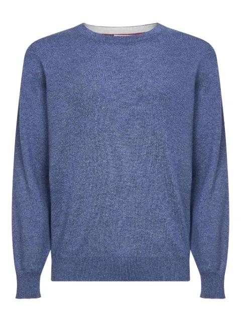 ribbed crewneck sweater by BRUNELLO CUCINELLI