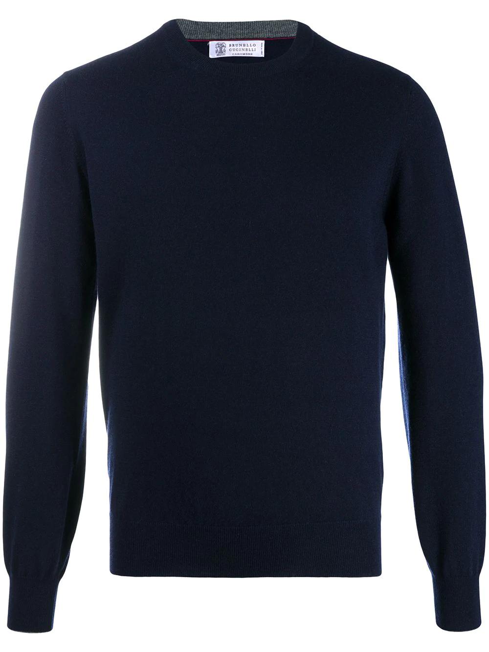 ribbed-detail cashmere jumper by BRUNELLO CUCINELLI