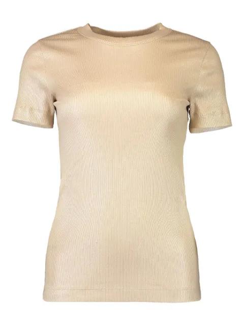 ribbed foiled T-shirt by BRUNELLO CUCINELLI