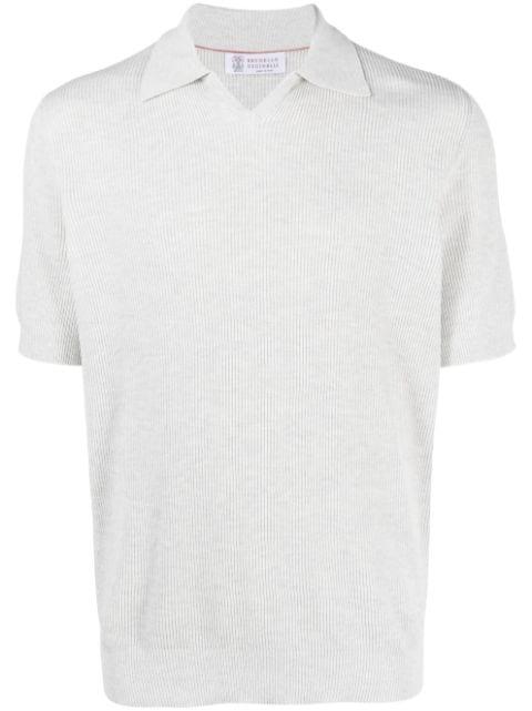 ribbed-knit T-shirt by BRUNELLO CUCINELLI