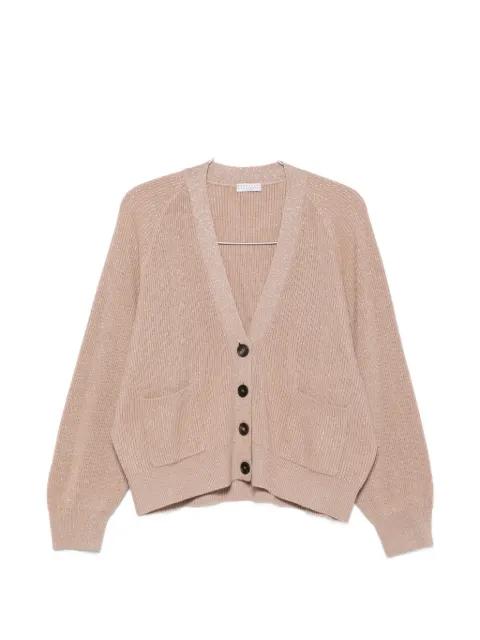 ribbed-knit cardigan by BRUNELLO CUCINELLI