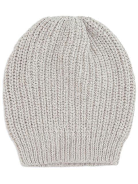 ribbed-knit cashmere beanie by BRUNELLO CUCINELLI