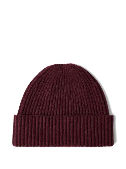 ribbed-knit cashmere beanie hat by BRUNELLO CUCINELLI