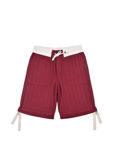ribbed-knit drawstring shorts by BRUNELLO CUCINELLI