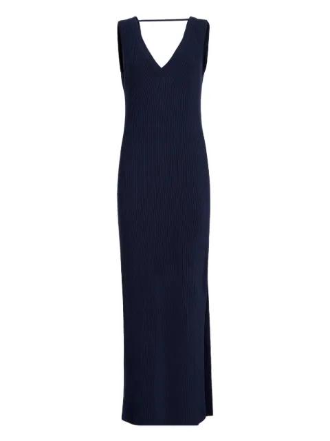 ribbed-knit maxi dress by BRUNELLO CUCINELLI