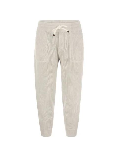 ribbed-knit track pants by BRUNELLO CUCINELLI