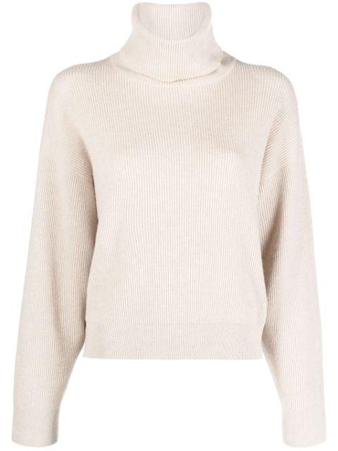 ribbed-knit wool-blend jumper by BRUNELLO CUCINELLI