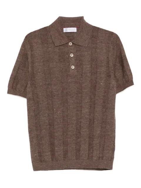 ribbed polo shirt by BRUNELLO CUCINELLI