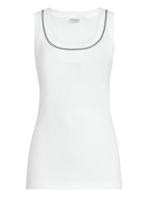 ribbed tank top by BRUNELLO CUCINELLI