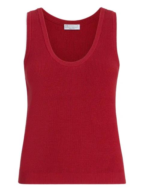 ribbed tank top by BRUNELLO CUCINELLI