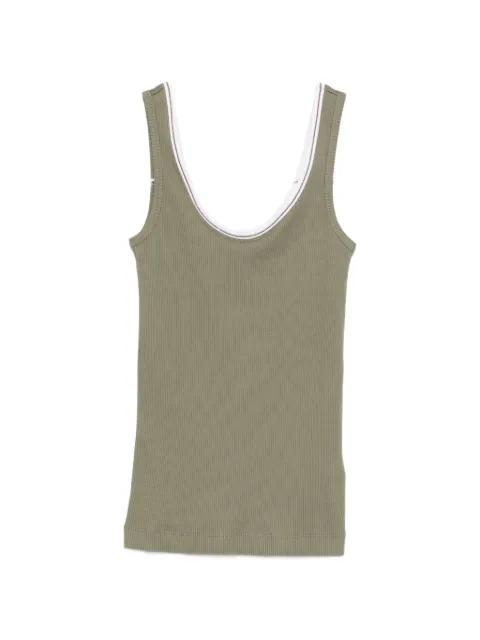 ribbed trim top by BRUNELLO CUCINELLI