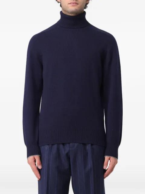 ribbed turtleneck sweater by BRUNELLO CUCINELLI