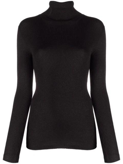 roll neck cashmere-blend jumper by BRUNELLO CUCINELLI