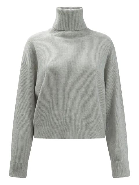 roll neck ribbed-knit sweater by BRUNELLO CUCINELLI