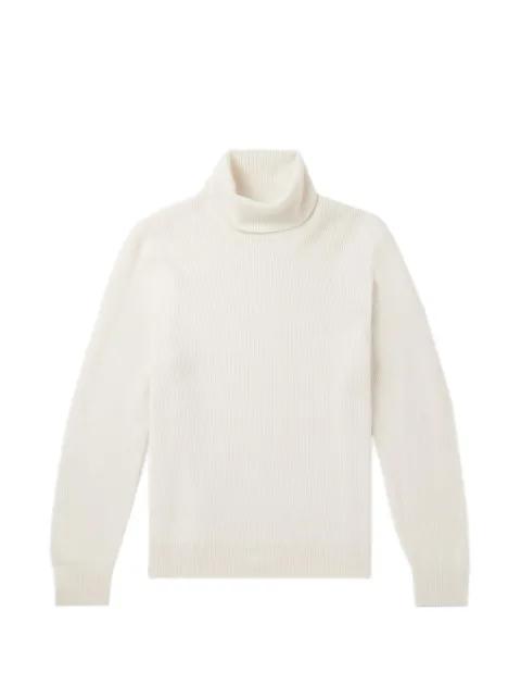 roll neck ribbed sweater by BRUNELLO CUCINELLI