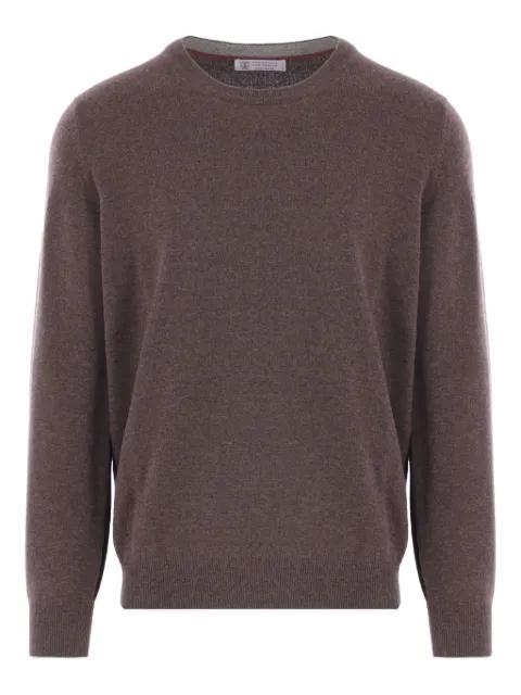round-neck cashmere sweater by BRUNELLO CUCINELLI