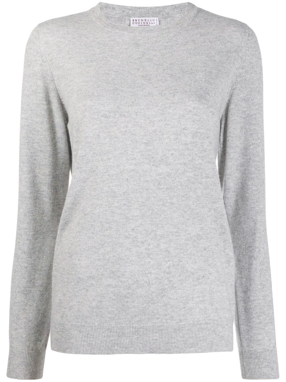 round-neck knit jumper by BRUNELLO CUCINELLI