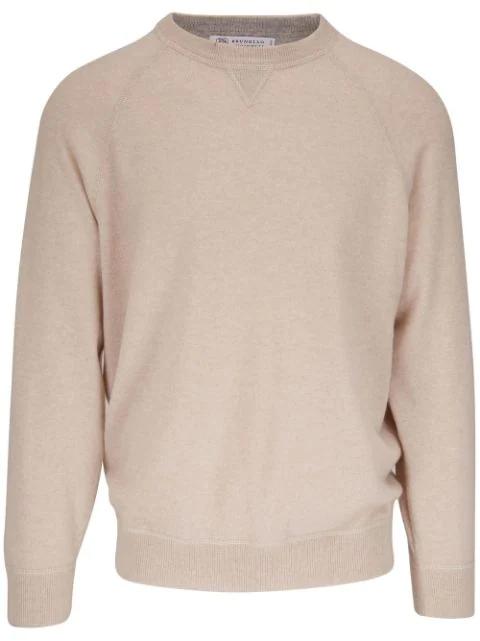 round-neck knit jumper by BRUNELLO CUCINELLI