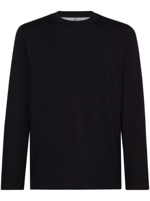 round-neck long-sleeve T-shirt by BRUNELLO CUCINELLI