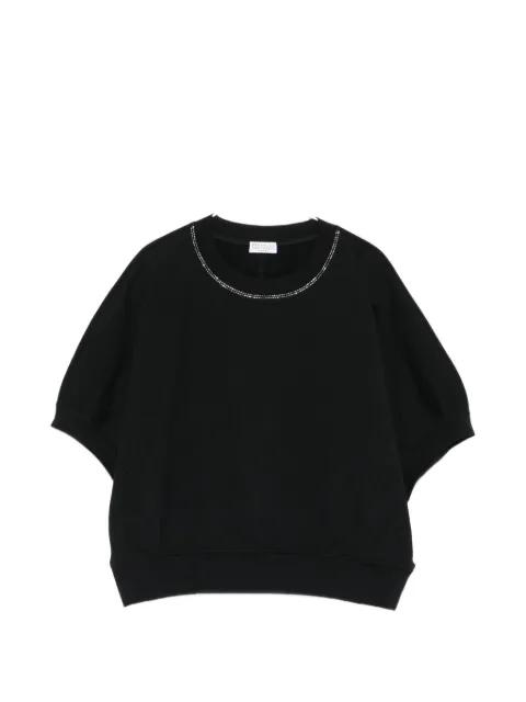 round-neck short-sleeve top by BRUNELLO CUCINELLI
