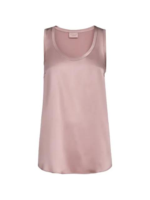 satin flared top by BRUNELLO CUCINELLI