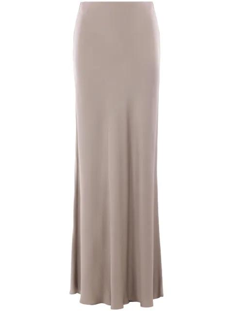 satin mermaid skirt by BRUNELLO CUCINELLI