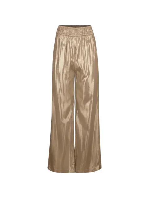 satin wide-leg trousers by BRUNELLO CUCINELLI