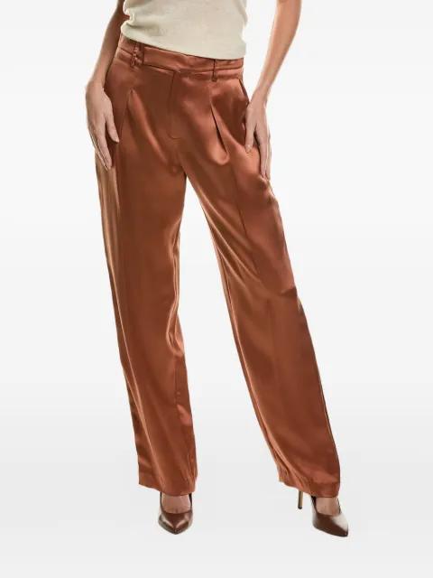 satin wide-leg trousers by BRUNELLO CUCINELLI